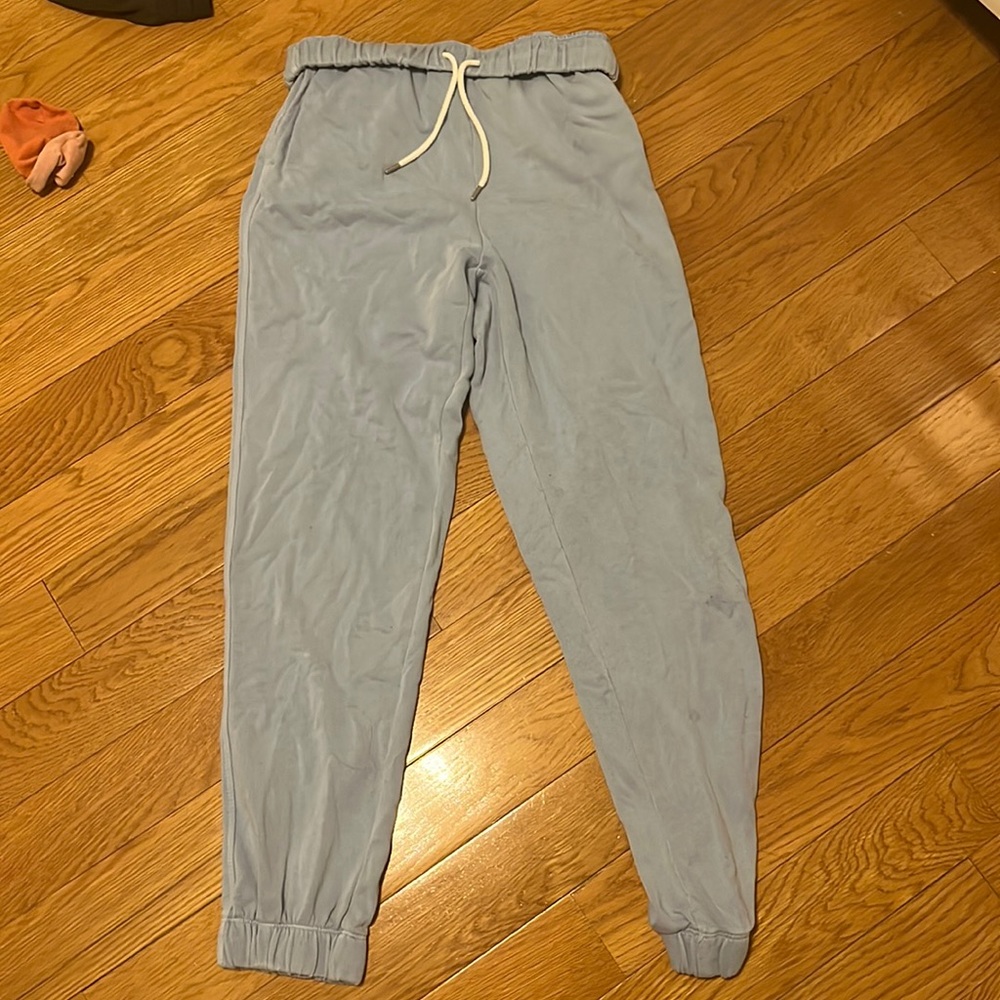 Light blue sweatpants